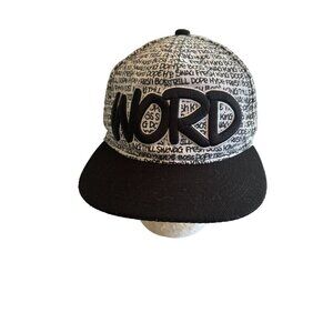 Urban Hype Snapback Hat With Word Design